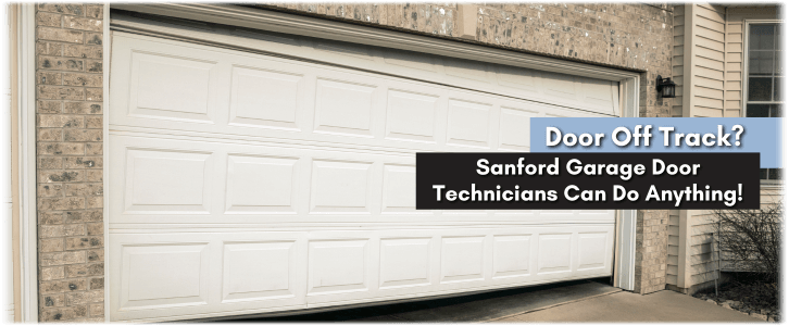 Garage Door Off Track In Location